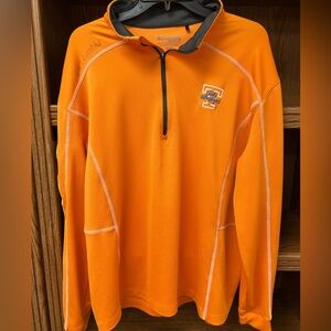 Columbia Orange Quarter-Zip Pullover